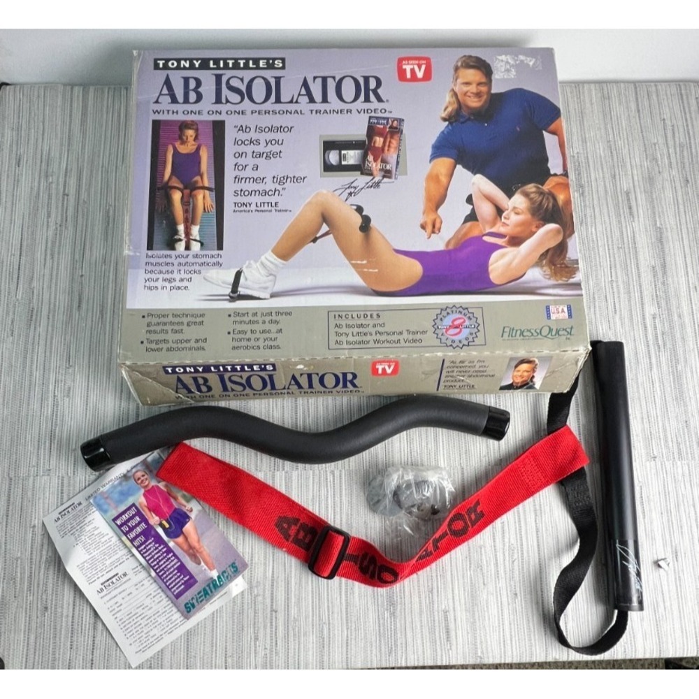 Tony Little's Ab Isolator Fitness Quest Core Workout Exercise System Vintage